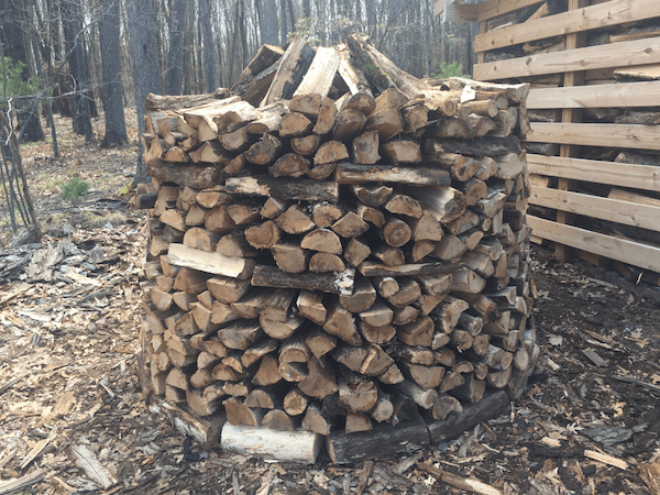 Holz hausen wood online pile cover